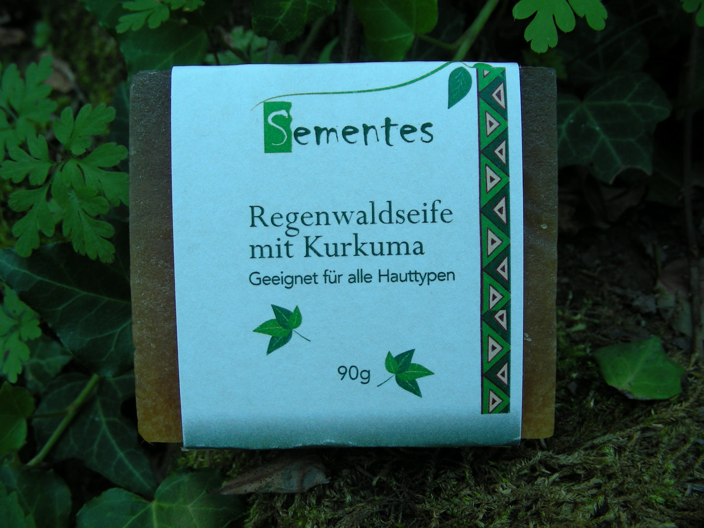 Regenwaldseife mit Kurkuma