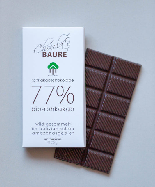 Rohkakaoschokolade 77% wilder Kakao