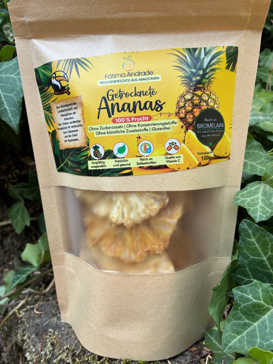 Getrocknete Ananas vom Amazonas - 100% Frucht