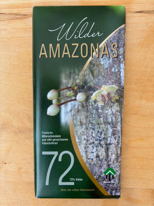 Wildkakao - Schokolade, Wilder Amazonas, 72% Kakao